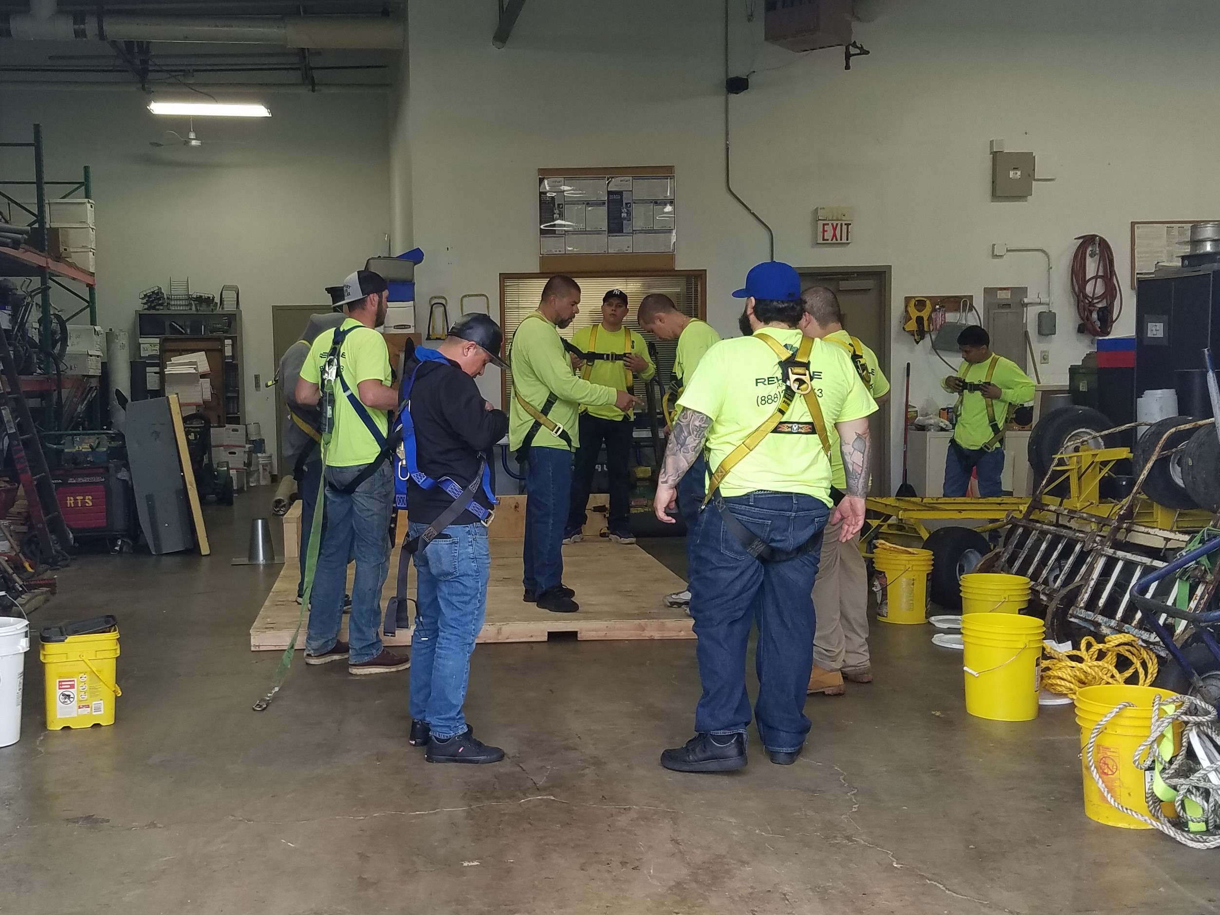 Safety harness training5-9-2019