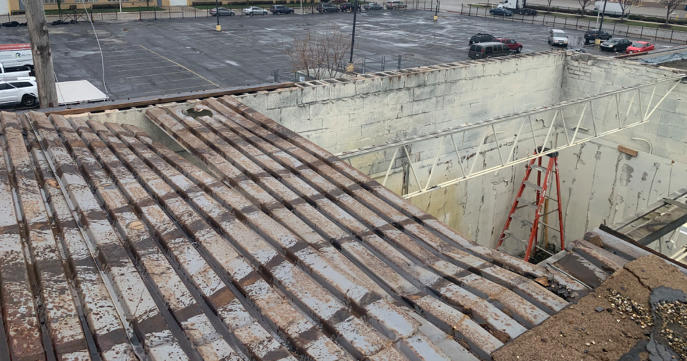 Wind Damage to Roof Chicago Illinois