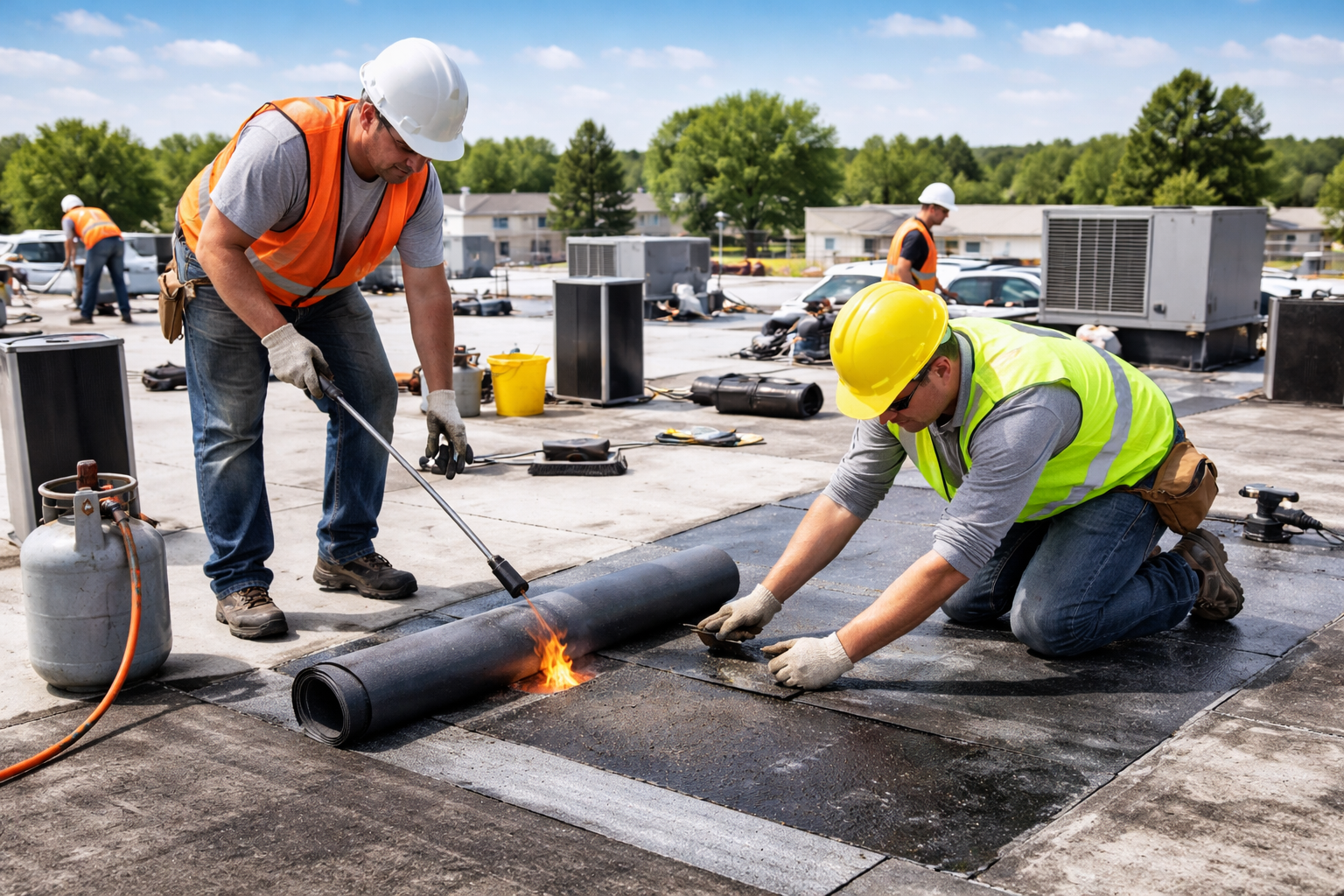 Flat Roof Repair Lake Zurich, IL