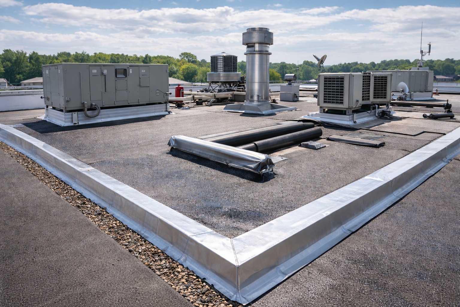 Roof Flashing and Equipment Installation Lake Zurich, IL